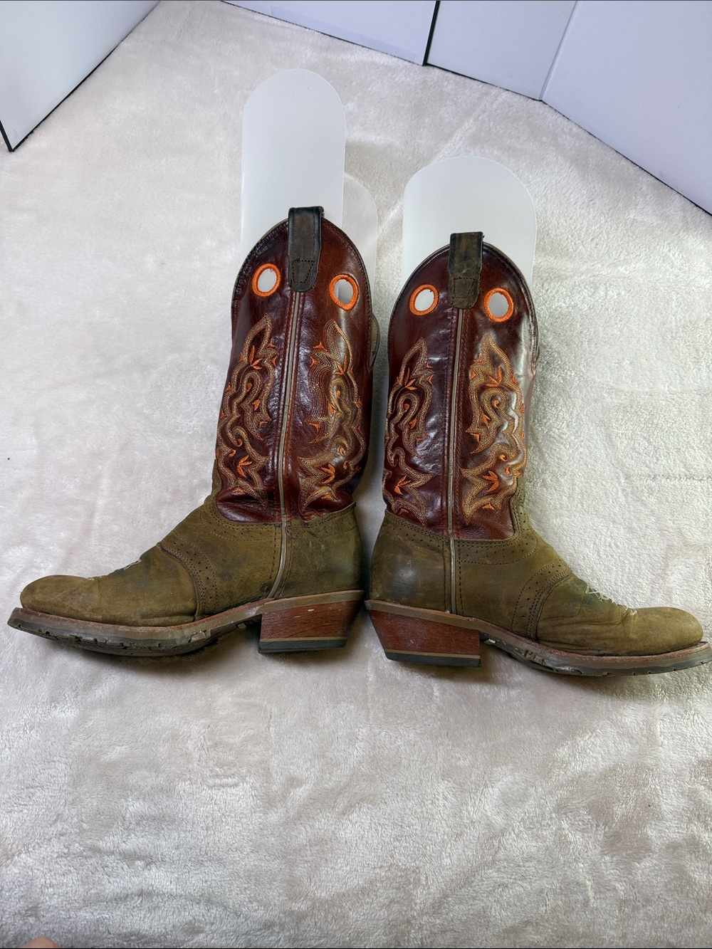 Double-H Roger Men's USA Made Work Boots Size 7 M Wide Square Toe Oak ICE DH3556